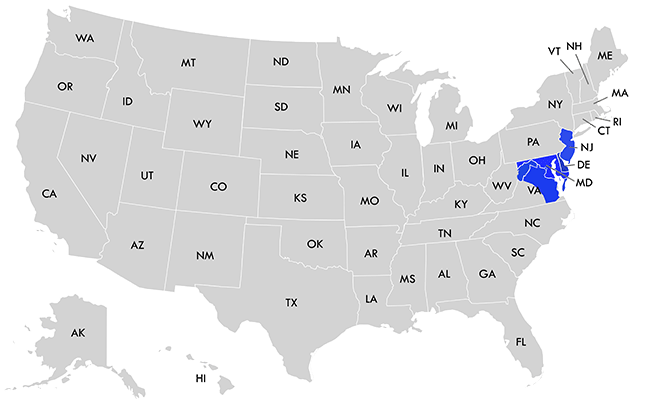 Bob Guest Territory Map
