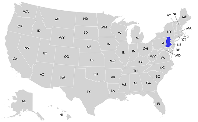 Outside Sales Rep's Territory Map