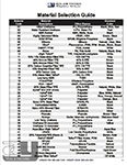 materials Available Sheet Materials