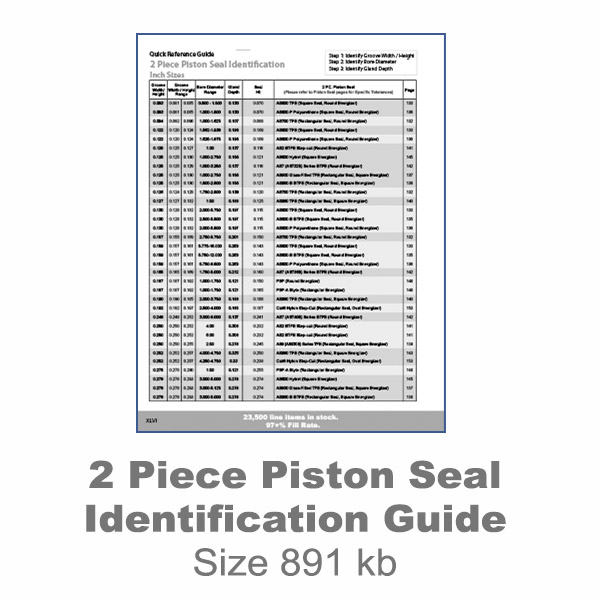  2 Piece Piston Seal Identification Guide