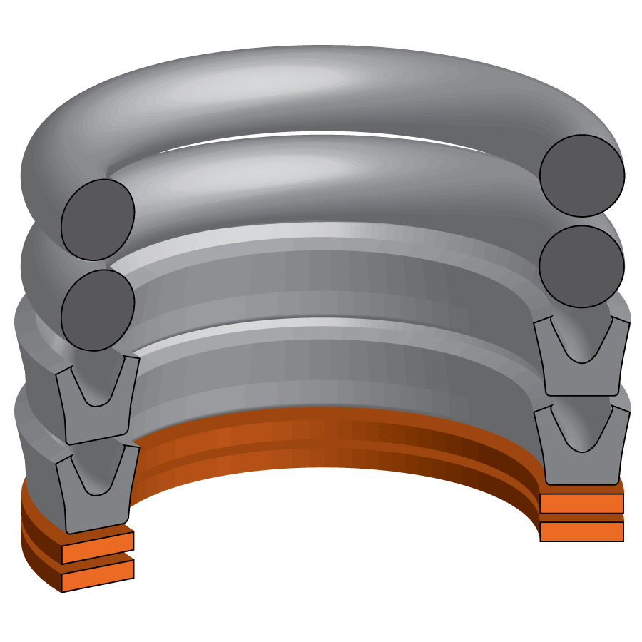 thumbnail image 2 of ATLAS Series H Hydraulic Cylinder Rod Cartridge Kit, 1-3/8" Rod, 1A13R000S Replacement 2 of 5