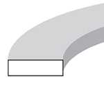 BU-T - PTFE U-CUP BACK UP - INCH