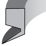 V - NITRILE AXIAL FACE SHAFT SEAL - METRIC